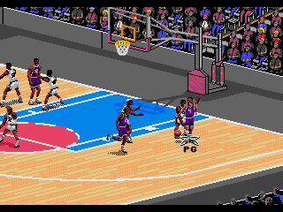 Скриншот игры NBA Live 95
